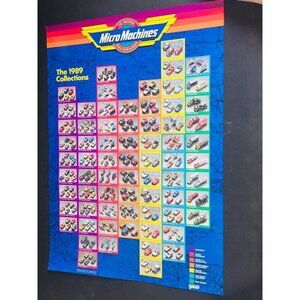 Micro Machine Poster Lewis Galoob Toys 1988 Scale Miniatures The 1989 Collection